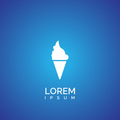 ice cream icon. ice cream logo