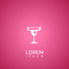 cocktail icon. cocktail logo