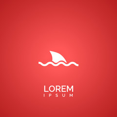 shark icon. shark logo