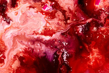 Red paint background