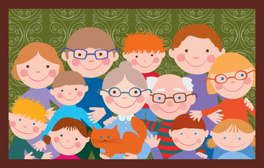 big happy family
