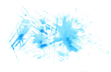 Watercolor splash - Abstract hand drawn watercolour background.