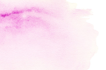 Obraz na płótnie Canvas ..Bright watercolor stain with watercolour paint stroke. .Waterc