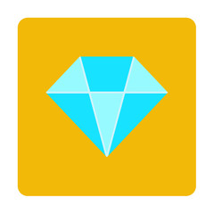 diamond flat icon