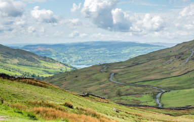 Countryside landscape view of England