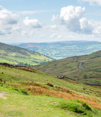 Naklejka premium Widok krajobrazu wiejskiego Anglii