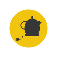 Electric kettle silhouette