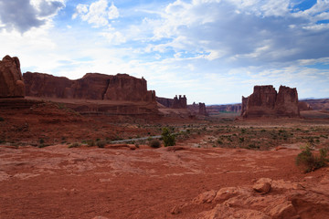 Fototapeta premium Panorama from Arches National Park, Utah. USA
