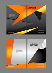 Vector brochure template design
