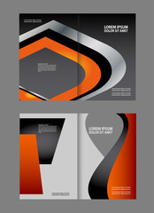 Vector brochure, flyer, magazine cover & poster template. 
