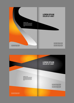 Professional business flyer, corporate brochure design template
