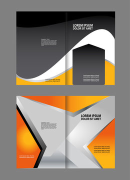 Brochure template vector
