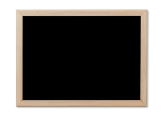 Blank blackboard isolated on white background