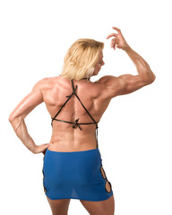 body builder back side