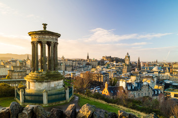 View of the city of Edinburgh