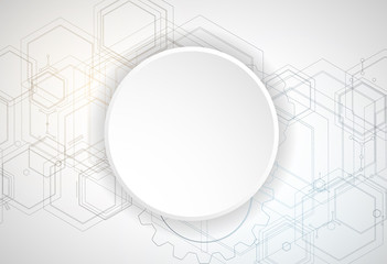 Abstract future technology vector backround