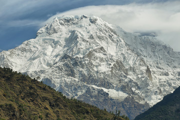 Mt Annapurna South in Nepal