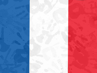 stronger French , pray for French , pray for Nice French flag on rock meaning stronger