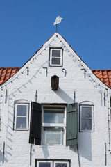 Altes Fischerhaus im Hafen von Tönning