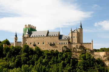 Fototapeta na wymiar Alcazar of Segovia - Spain