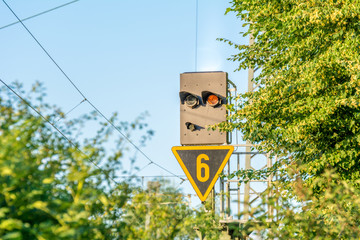 Signal am Bahngleis © schulzfoto