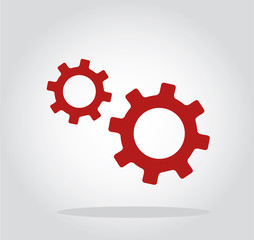 gear engineering symbol vector