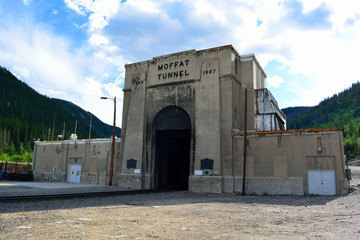 Fototapeta na wymiar Moffat Tunnel Mountain Railroad Tunnel