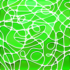 abstract vector stained-glass mosaic background