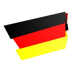 germany origami flag
