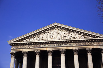 L'église de la Madeleine (translation: Madeleine Church) in Paris, France