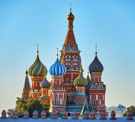 Fototapeta na wymiar St. Basil's Cathedral on Red Square