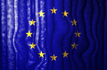 Abstract European flag