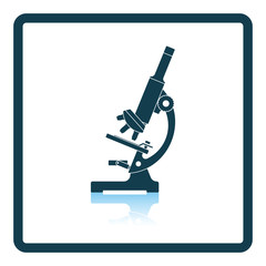 Icon of chemistry microscope