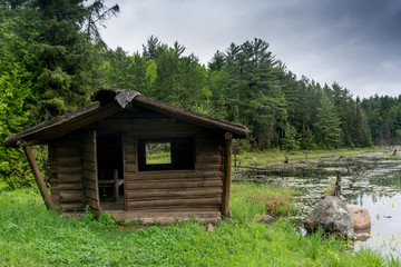 contryside ontario canada nature lost cabin in the wood
