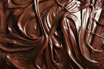 Melted chocolate background