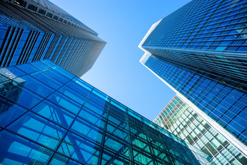 Fototapeta na wymiar Skyscrapper Office business building London
