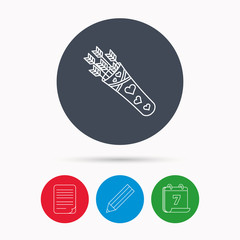 Cupid arrows icon. Love weapon sign.