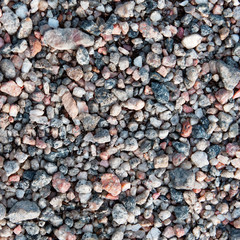 Surface of stony ground