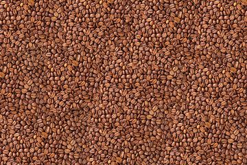 Coffee beans texture