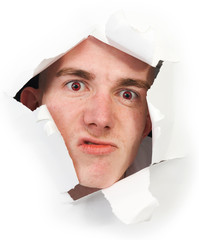 Fototapeta premium Sinister person