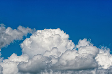 Sky background with a tiny clouds