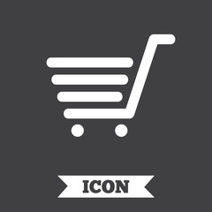 Shopping Cart sign icon. Online buying button.