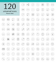 120 universal icons