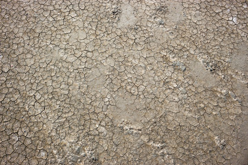 Crack ground drought area textured background.