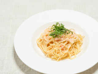 たらこクリームパスタ