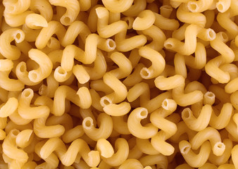 Edible background from pasta