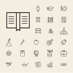 Fototapeta premium Vector UI Illustration Education School Study Concept