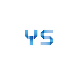 ys initial simple modern blue 