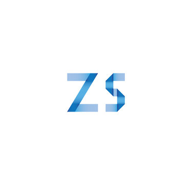 z5 initial simple modern blue 