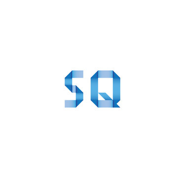 5q initial simple modern blue 